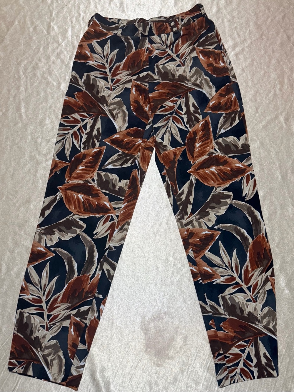 Susan Graver Regular Printed Liquid Knit Pull-On Pants a378574 XS